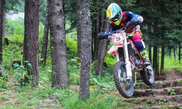 Ruiz de Chávez en Latino de Enduro Infantil