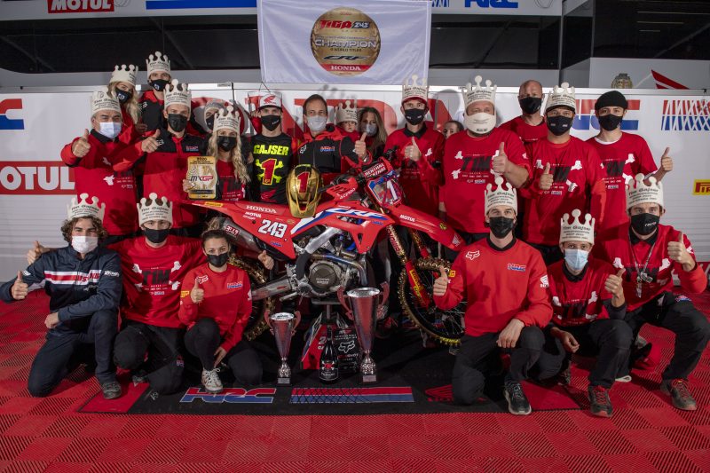20 títulos Mundiales de Motocross en Honda