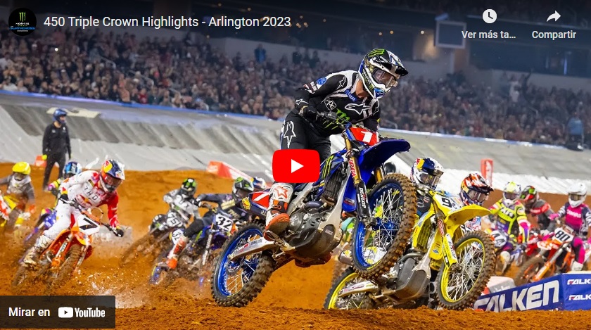 VIDEO: Triple Corona Supercross Arlington 2023