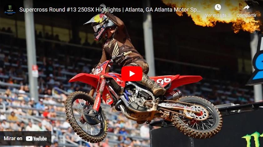VIDEO: Supercross en Atlanta, ronda 12