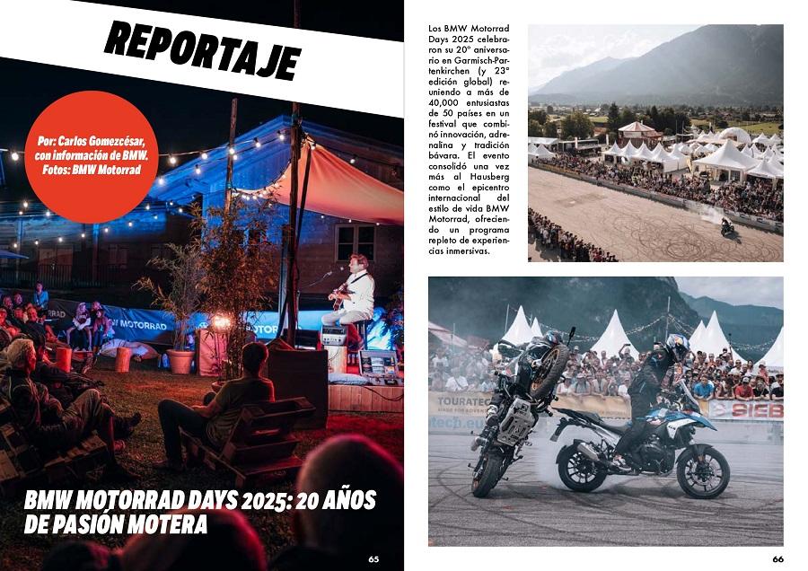 BMW Motorrad Days 2025: 20 años de pasión motera