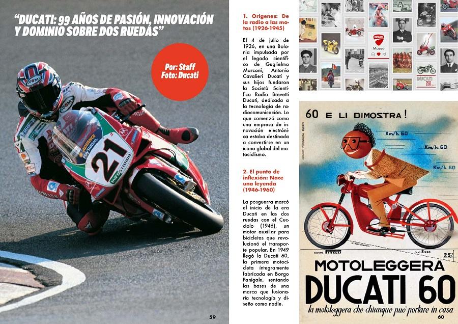 Ducati: 99 años de pasión, innovación y dominio