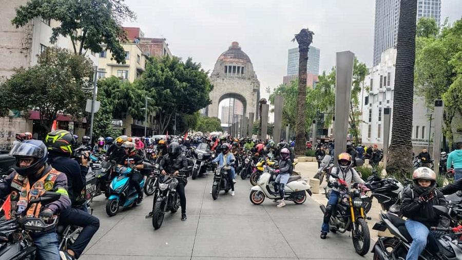 Más de 1,600 motocicletas rodaron por la seguridad