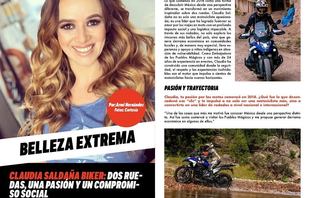 Claudia Saldaña Biker: Dos Ruedas, Una Pasión y un Compromiso Social