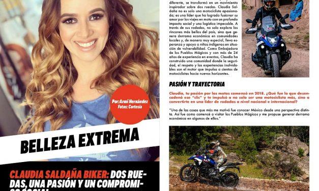 Claudia Saldaña Biker: Dos Ruedas, Una Pasión y un Compromiso Social