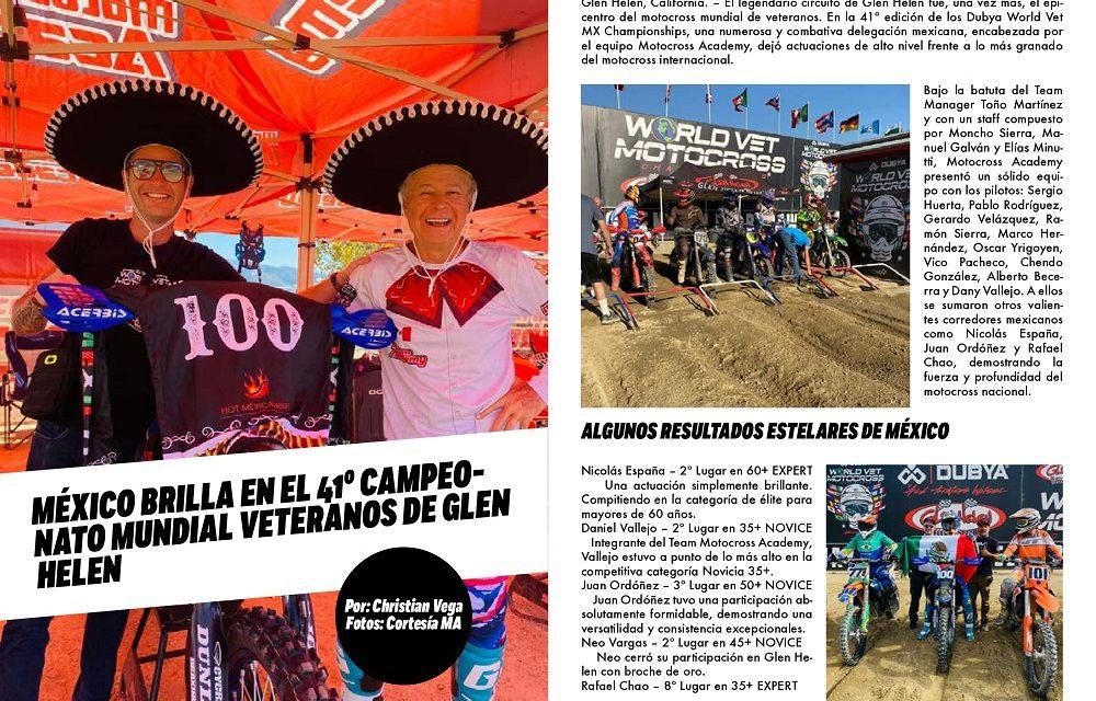 México Brilla en el 41º Campeonato Mundial Veteranos de Glen Helen