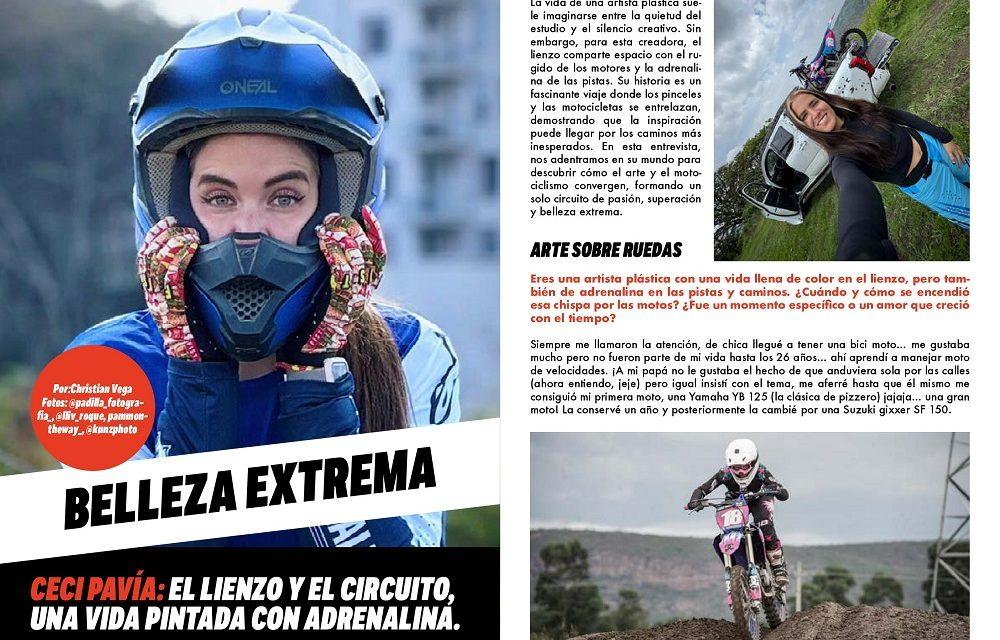 Ceci Pavía: El lienzo y el circuito, una vida pintada con adrenalina