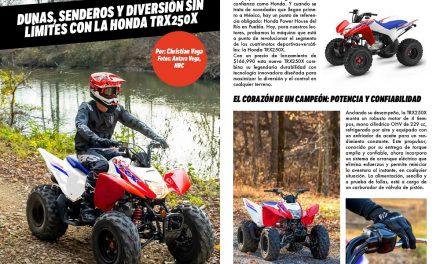 Diversión sin límites con la Honda TRX250X
