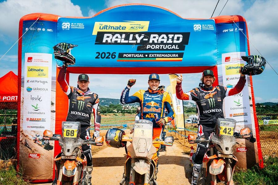 Sanders domina el Rally-Raid Portugal bajo la lluvia