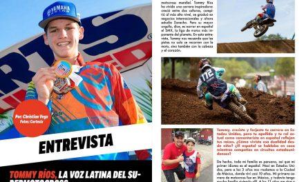 Tommy Ríos, la voz latina del SuperMotocross
