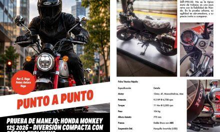 Honda Monkey 125 2026, una joya retro
