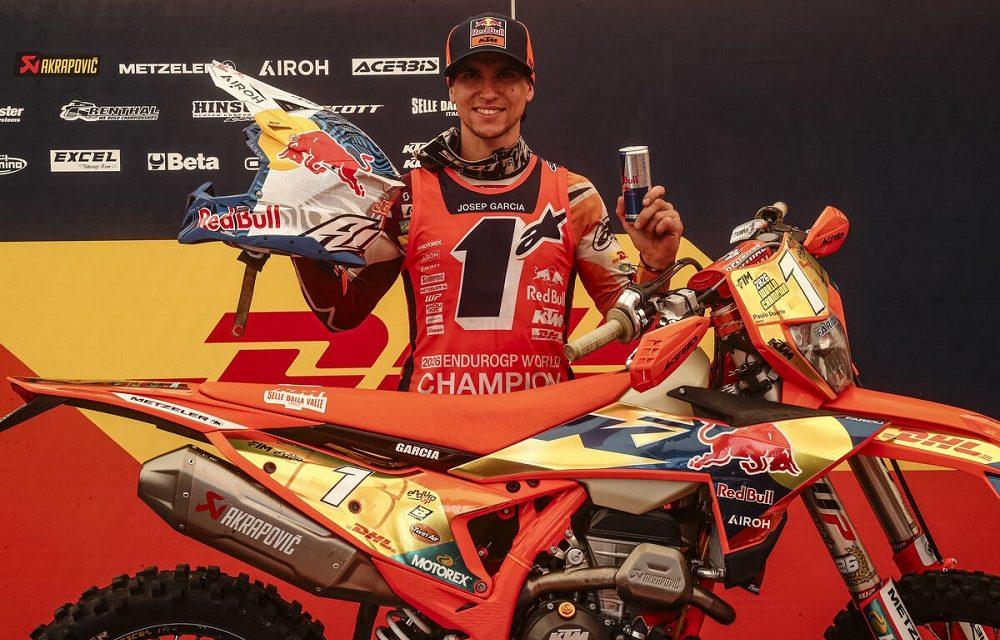 García, nueve veces campeón del mundo de Enduro