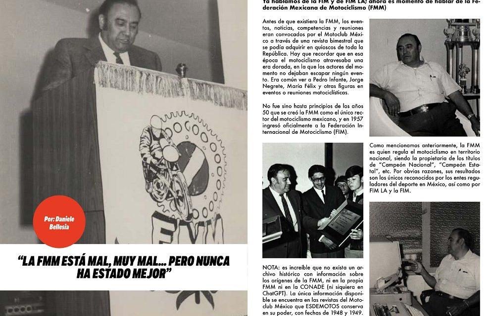 “La FMM está mal, muy mal… pero nunca ha estado mejor”