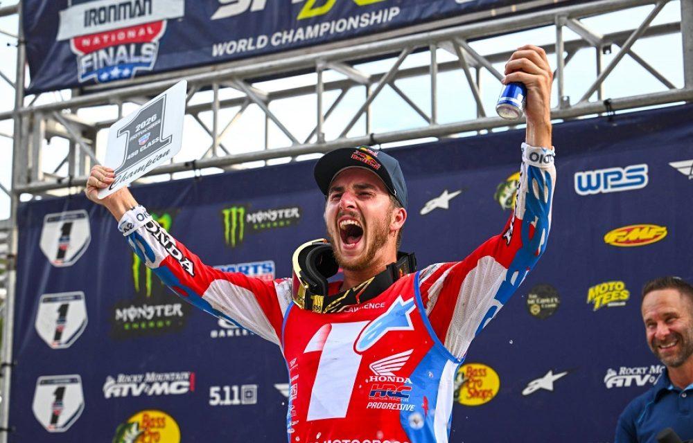 Hunter Lawrence se corona campeón de Motocross 450