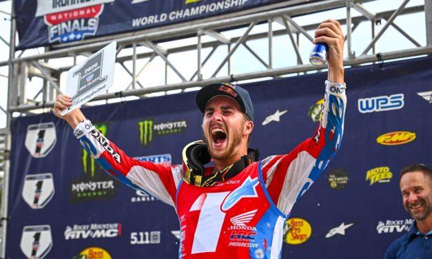Hunter Lawrence se corona campeón de Motocross 450