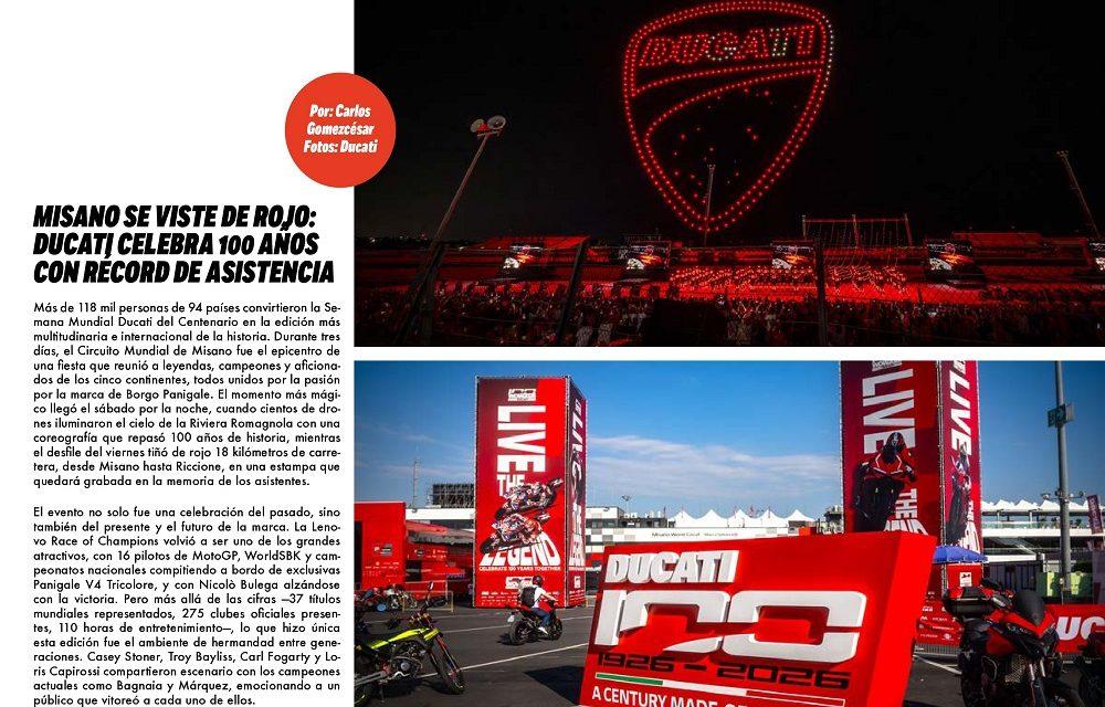 Ducati celebra 100 años con récord de asistencia