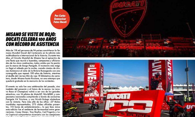 Ducati celebra 100 años con récord de asistencia