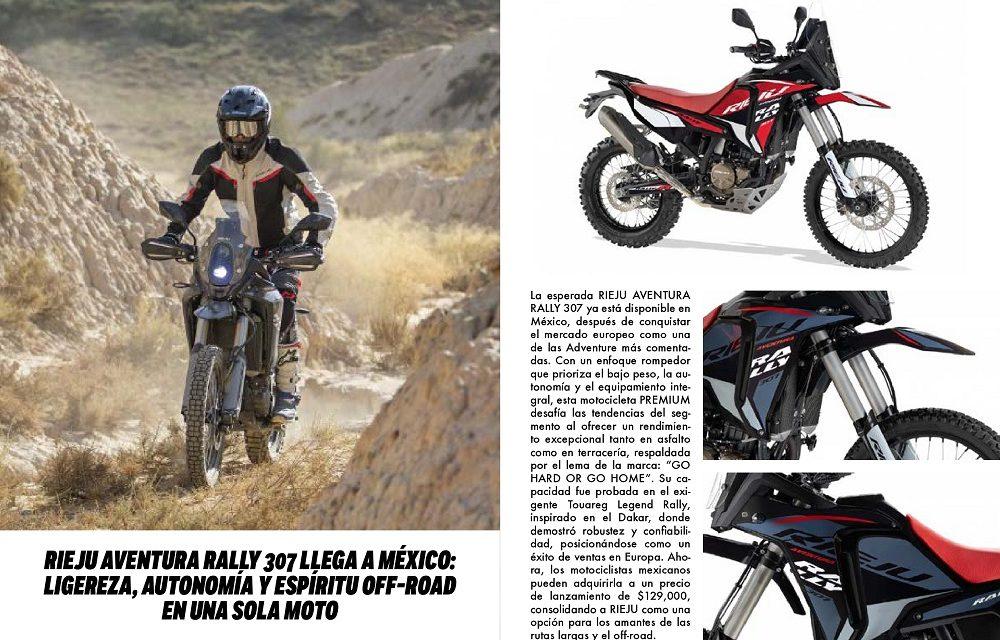 RIEJU AVENTURA RALLY 307 llega a México