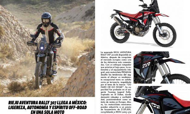 RIEJU AVENTURA RALLY 307 llega a México