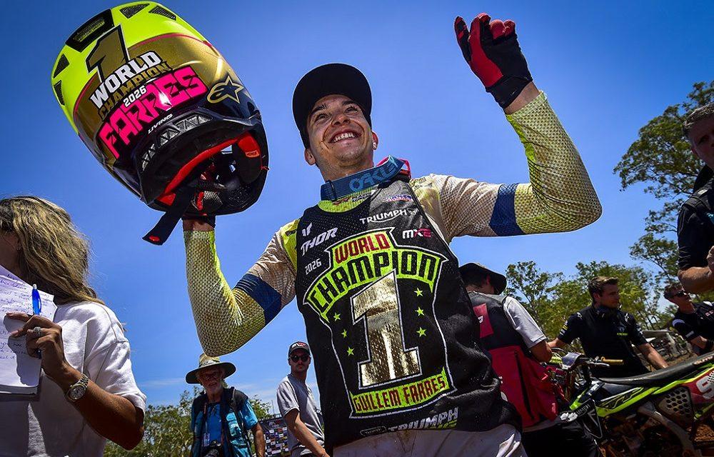 Guillem Farres se corona campeón mundial de MX2