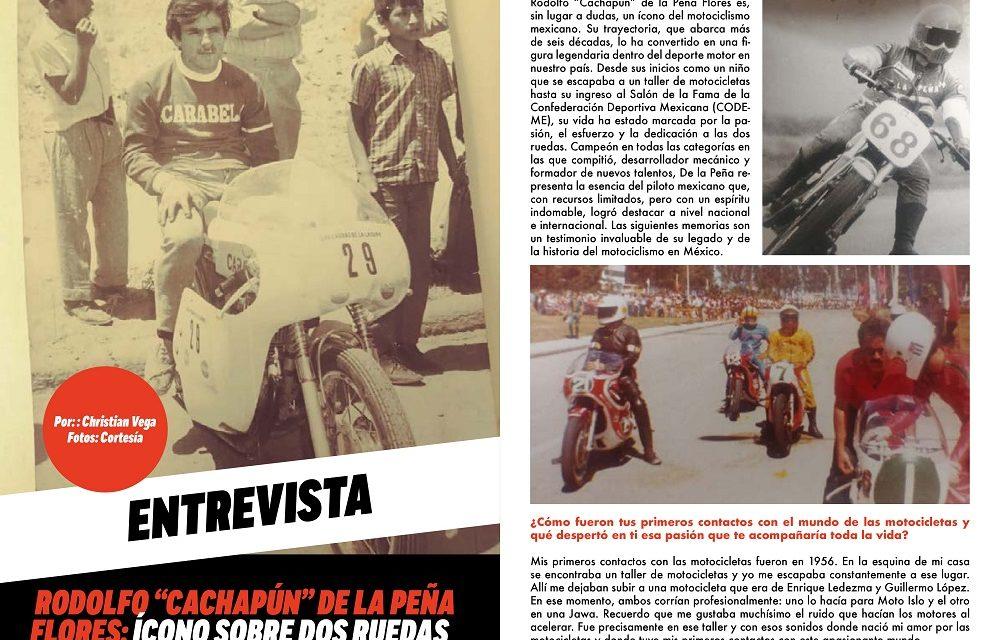 Rodolfo «Cachapún” de la Peña: Ícono sobre dos ruedas