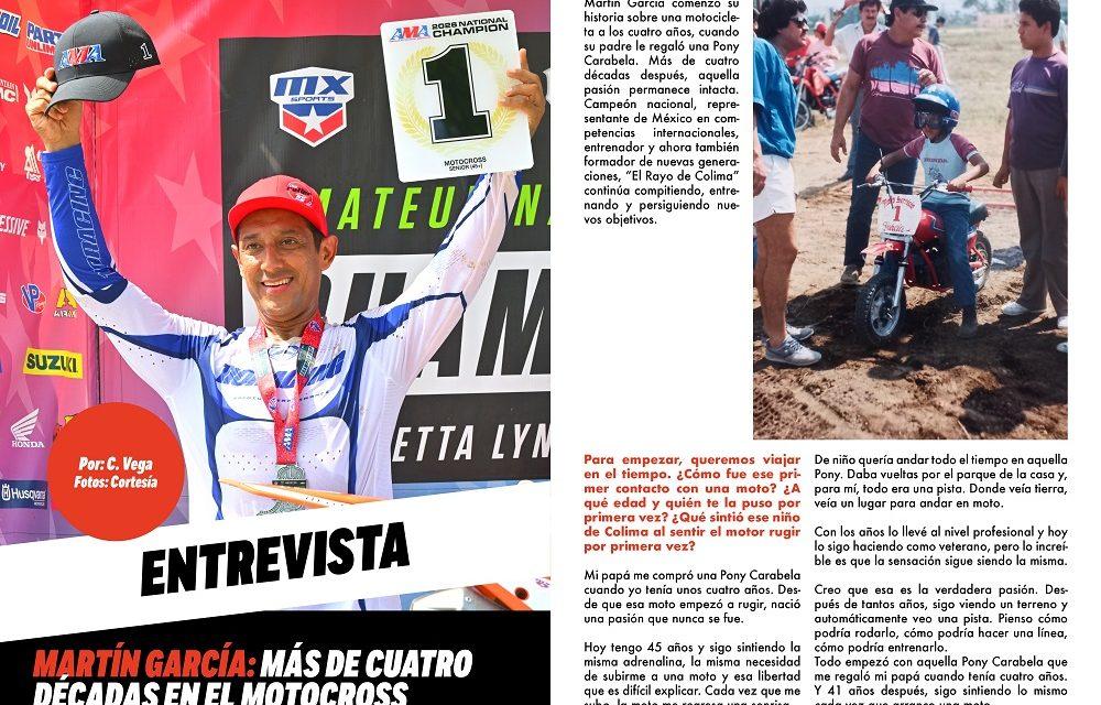 Martín García: más de cuatro décadas en el motocross