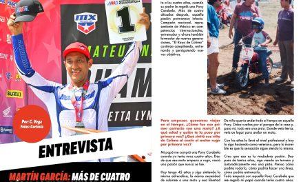 Martín García: más de cuatro décadas en el motocross